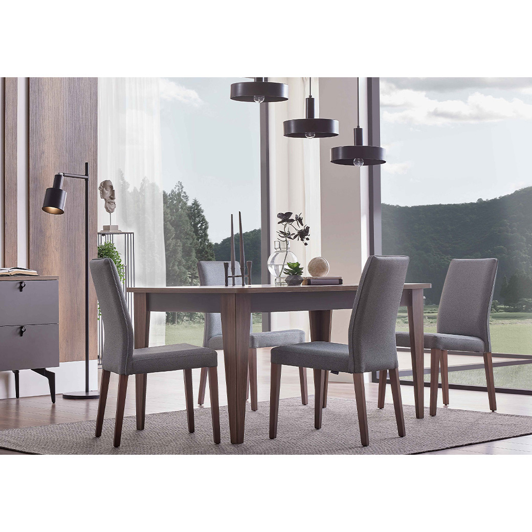 Стол обеденный Enza Home Cordell, прямоугольный, раскладной, размер 160(200)х90х76 см07.182.0600.0000.0053.0000.
