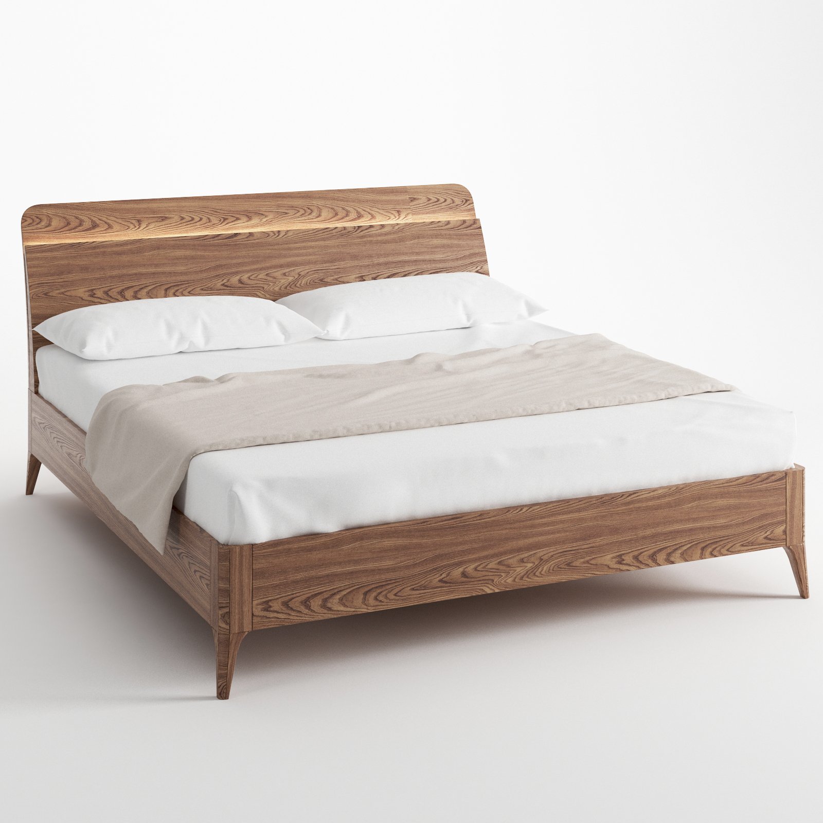 Кровать SDK Home Toffee 160/ 180 x200, цвет: браун