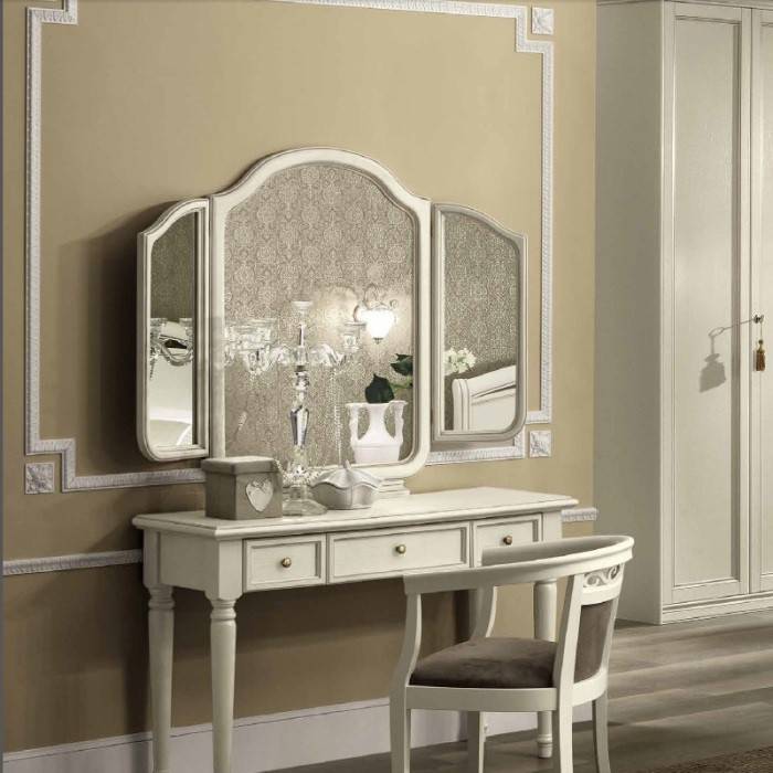 Комплект боковых зеркал Nostalgia Bianco Antico, цвет: белый антик, 28x71 см (085SPE.07BA) остатки085SPE.07BA
