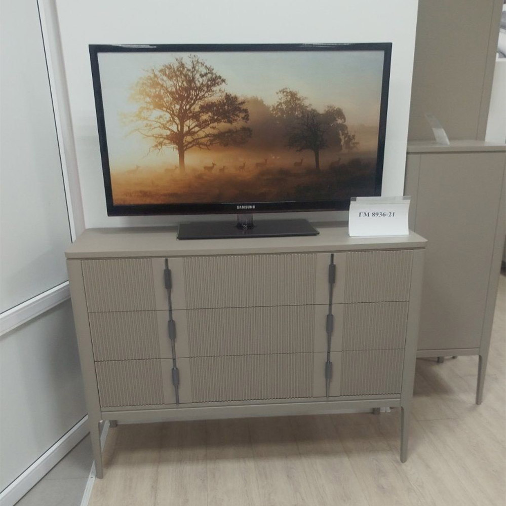 Комод Гомельдрев Мирано, 3 ящика, размер 122х45х98 см, цвет какао (ГМ 8936-21)ГМ 8936-21