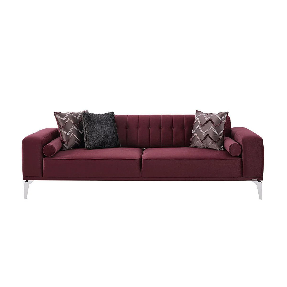 Диван Bellona Loretto, 3-х местный, сливовый, размер 237x87x78 см (LORET-03)LORET-03 Диван Bellona Loretto, 3-х местный, сливовый, размер 237x87x78 см (LORET-03)LORET-03