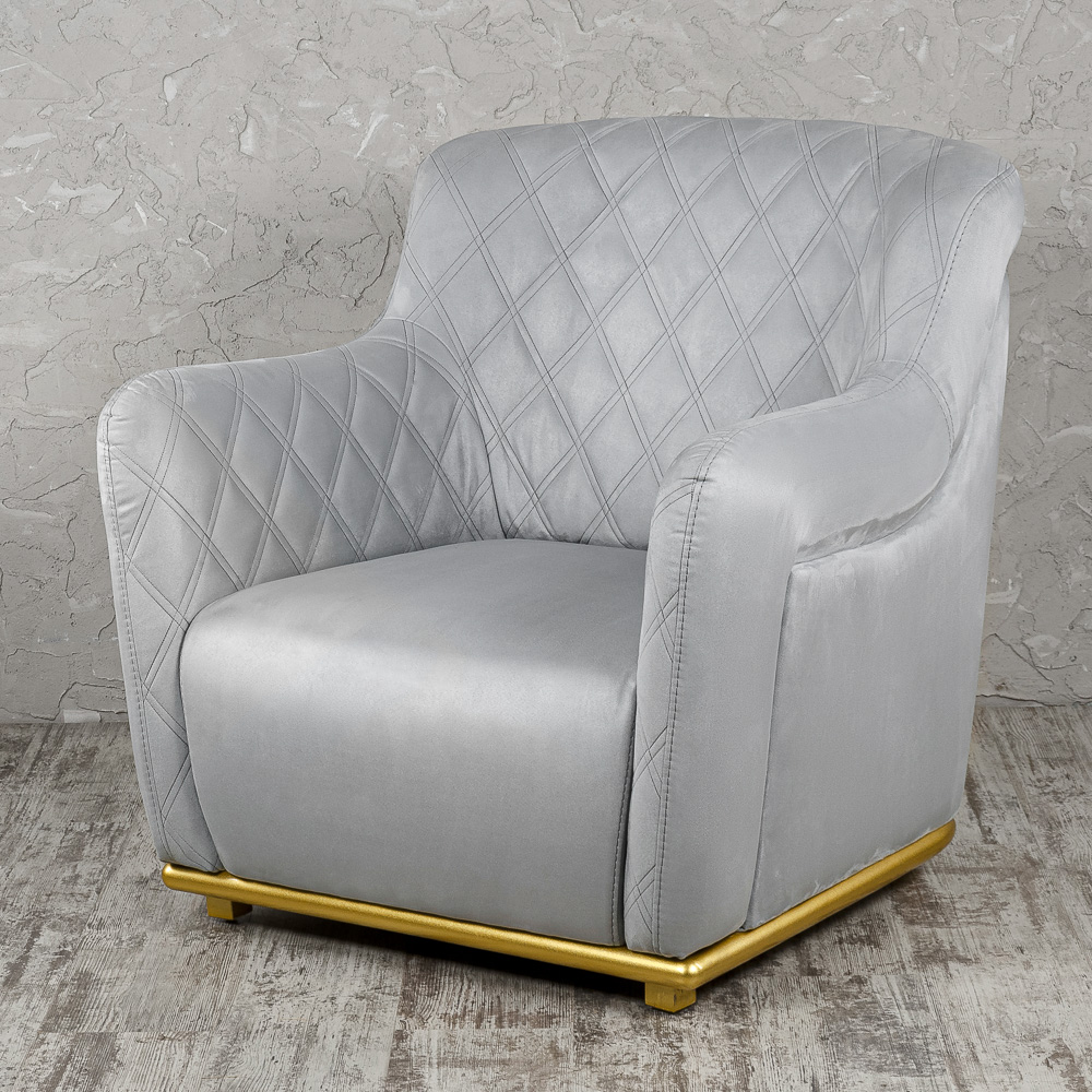 Кресло Lenova Ansel, размер 88х84х90, ткань Gray (02262)02262