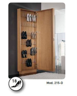 Шкаф для обуви Disemobel Origen, 74x22x208 см (215)215 Шкаф для обуви Disemobel Origen, 74x22x208 см (215)215