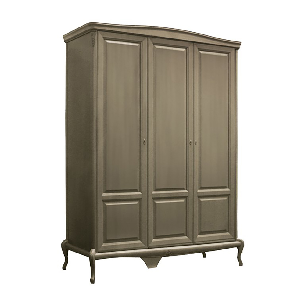 Шкаф платяной 3-дв Молодечномебель Монако, 173x65x232 см, цвет: классик, (ММ-371-01/03Б)ММ-371-01/03Б