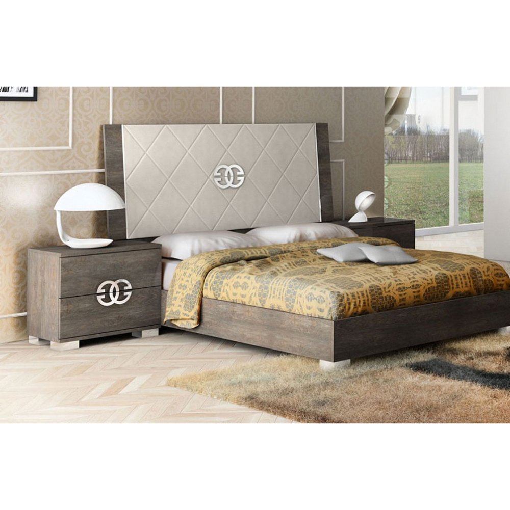 Кровать Status Prestige, LUX, мягкое изголовье, 180x203 см (PRBUMLT03) остаткиPRBUMLT03