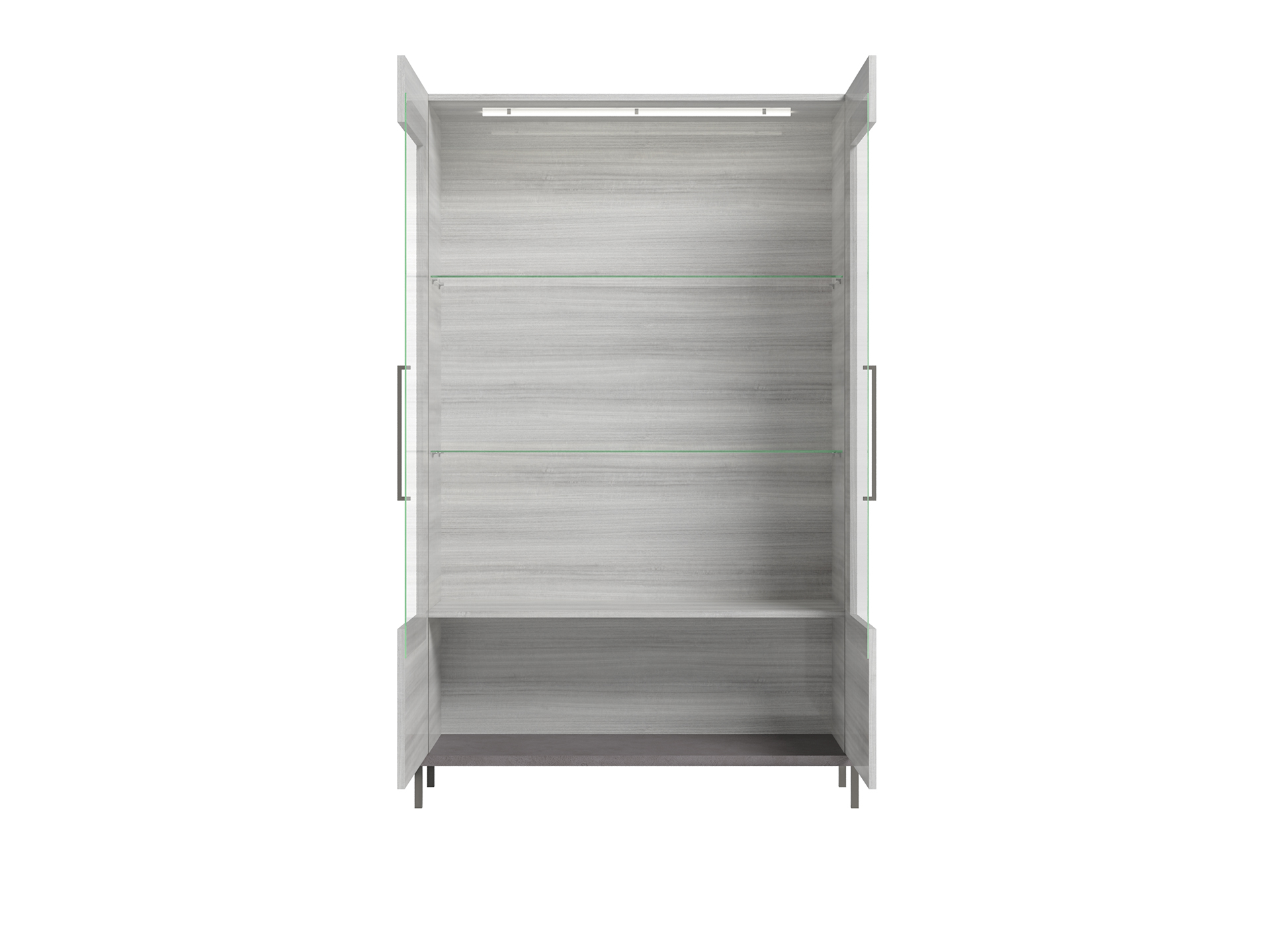 Витрина Status Mia, двухдверная, с подсветкой, цвет Grey, 119x43x192 см (MIDGRV201)MIDGRV201 Витрина Status Mia, двухдверная, с подсветкой, цвет Grey, 119x43x192 см (MIDGRV201)MIDGRV201
