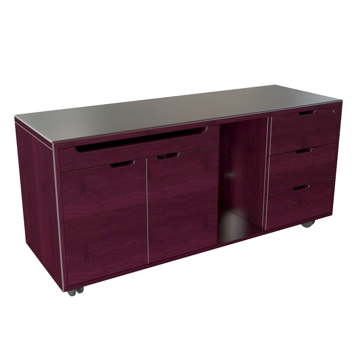 Приставка подкатная Multi-Office Sorbonne palisander, размер 130x45x61 см, цвет: палисандр22200 Приставка подкатная Multi-Office Sorbonne palisander, размер 130x45x61 см, цвет: палисандр22200