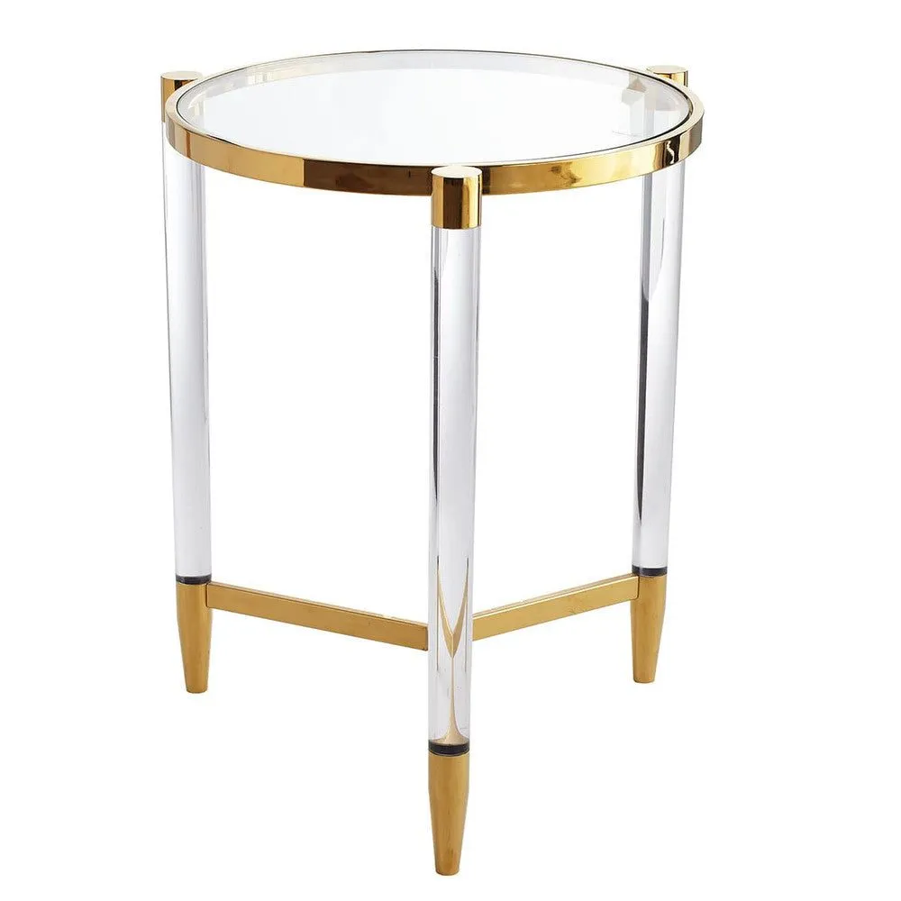 Стол кофейный Louvrehome "Стерлинг" gold, размер 41х41х52 (LHT100G)LHT100G Стол кофейный Louvrehome "Стерлинг" gold, размер 41х41х52 (LHT100G)LHT100G