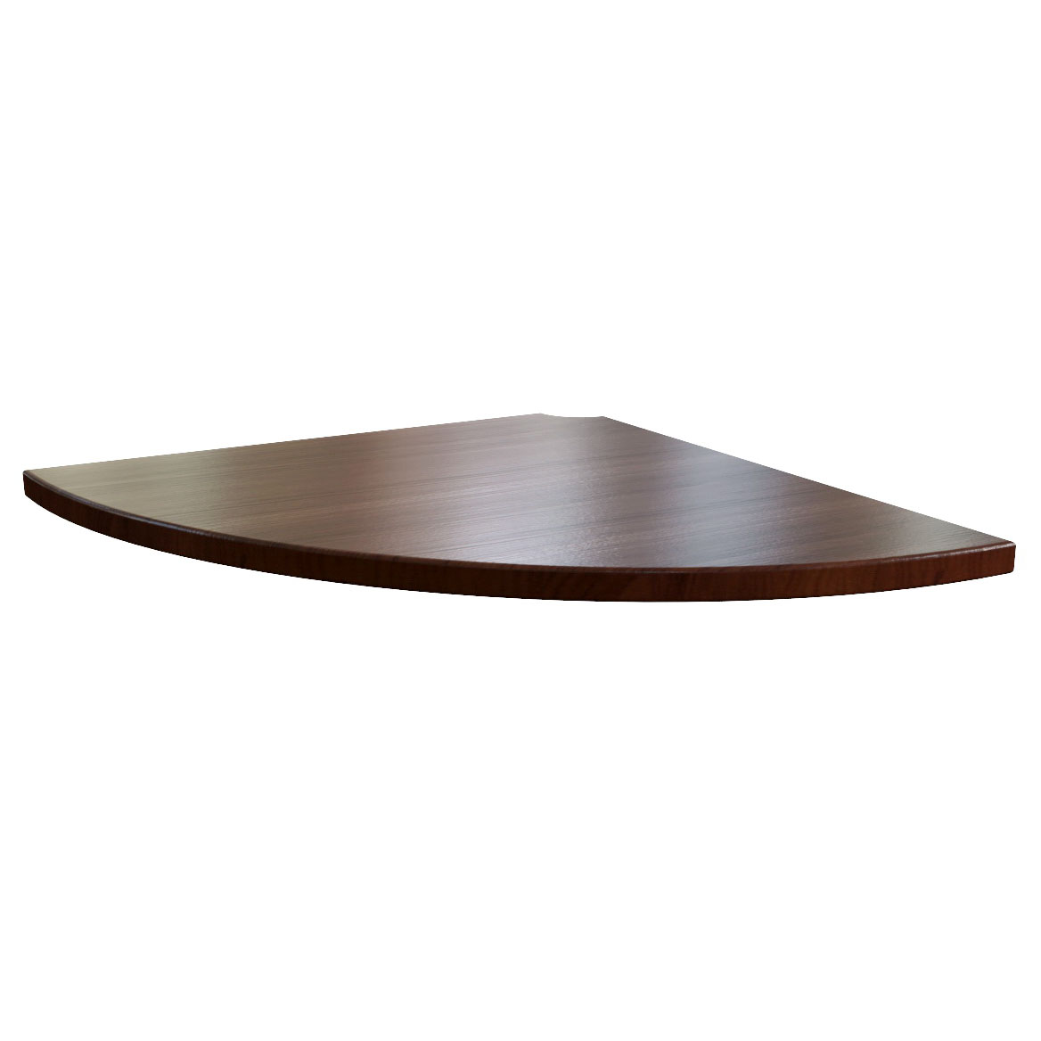 Сектор для стола переговоров Multi-Office Zaragoza walnut, размер 105x105x5 см, цвет: тёмный орех24714