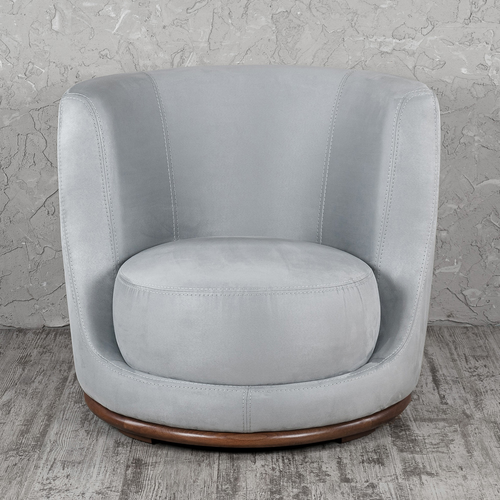Кресло Lenova Round, размер 87х82х75, ткань Queen GREY (02280)02280