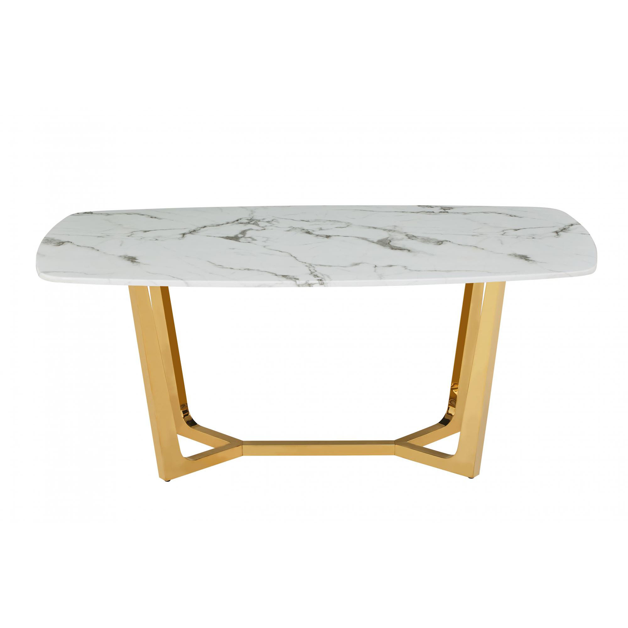 Стол обеденный IST-CASA Ланс DT-2852L, размер 180х90х75 см, цвет: белый мрамор (DT-2852Lcasa)DT-2852Lcasa Стол обеденный IST-CASA Ланс DT-2852L, размер 180х90х75 см, цвет: белый мрамор (DT-2852Lcasa)DT-2852Lcasa