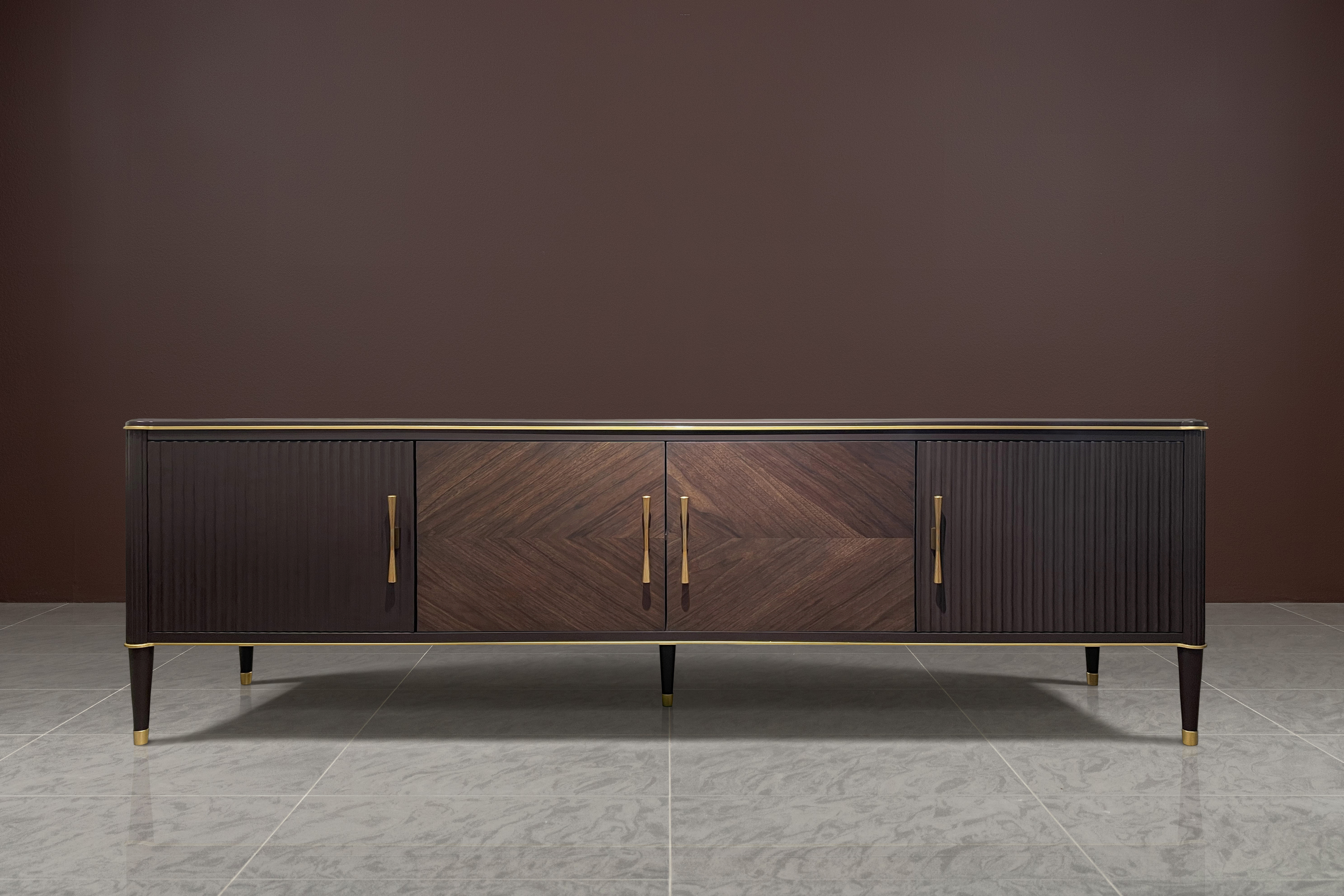 Тумба ТВ Timber Венеция, большая, цвет Моккачино/Орех американский, 190х45х59 см (Т-106/MO/NA)Т-106/MO/NA Тумба ТВ Timber Венеция, большая, цвет Моккачино/Орех американский, 190х45х59 см (Т-106/MO/NA)Т-106/MO/NA