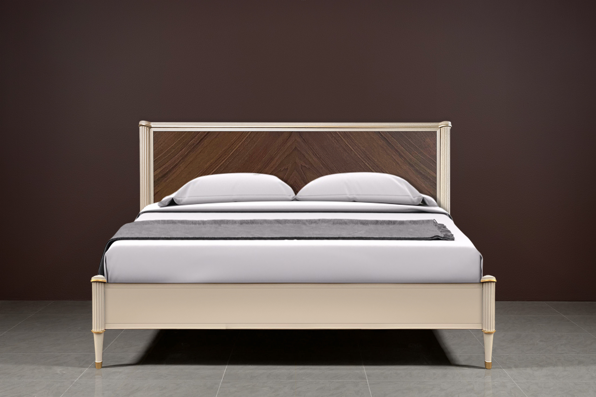 Кровать Timber Венеция,180х200, цвет Меланж/Орех американский (Т-180/ML/NA)Т-180/ML/NA Кровать Timber Венеция,180х200, цвет Меланж/Орех американский (Т-180/ML/NA)Т-180/ML/NA