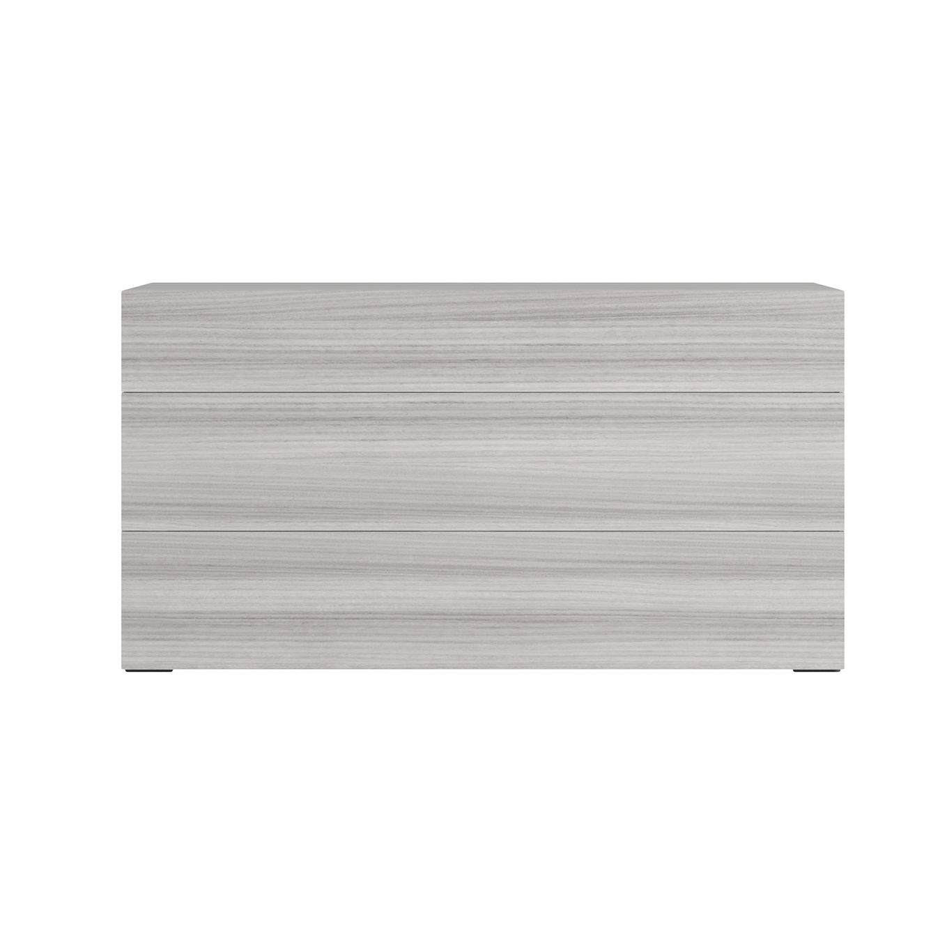 Комод широкий Status Mia, 3 ящика, без ручек, цвет Grey, размер 150x52x80 см (MIBGRCM01)MIBGRCM01