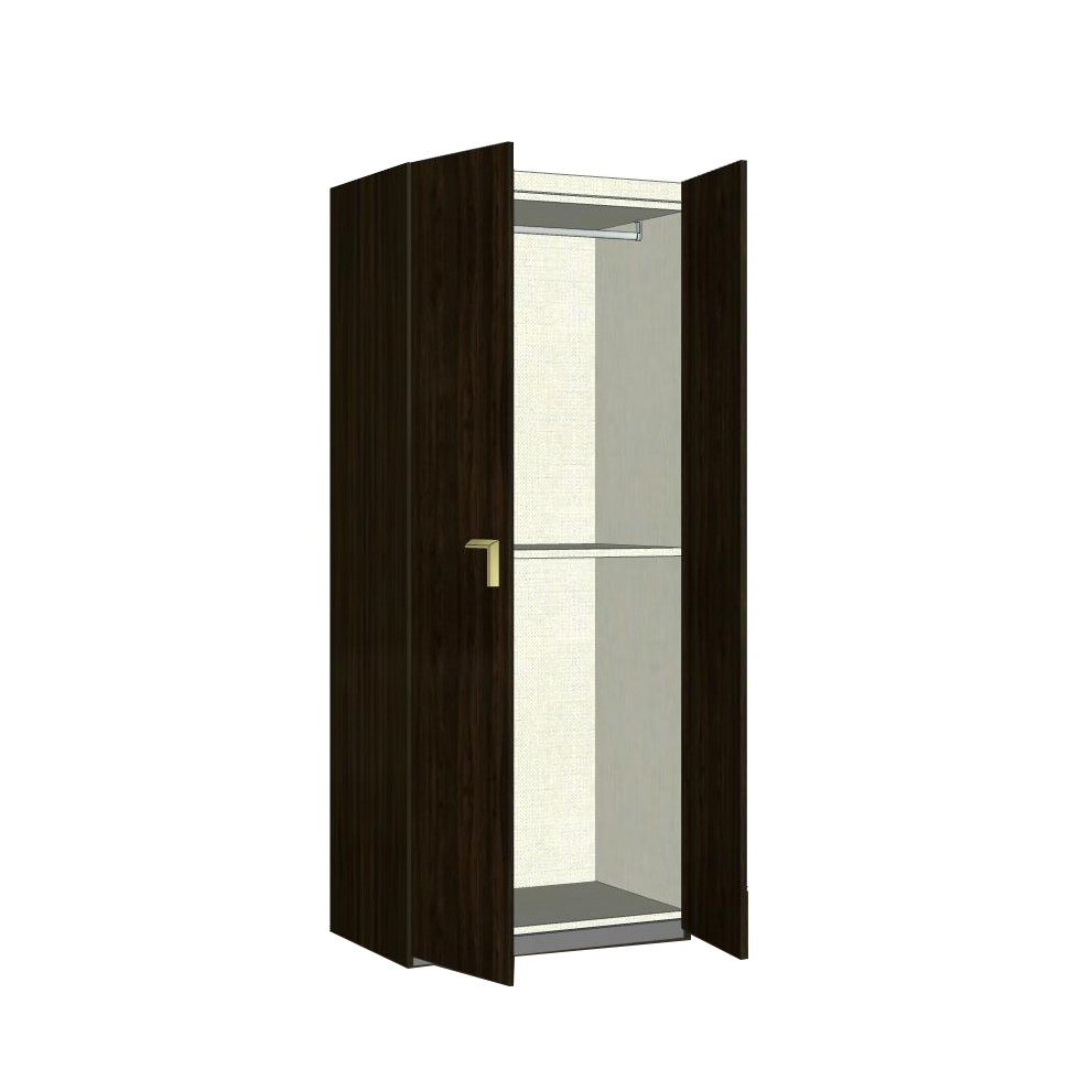 Шкаф платяной Camelgroup Smart Noce Patrizio, 2-х дверный, без зеркал, цвет: грецкий орех, 93x60x228 см (162AR2.03NP)162AR2.03NP