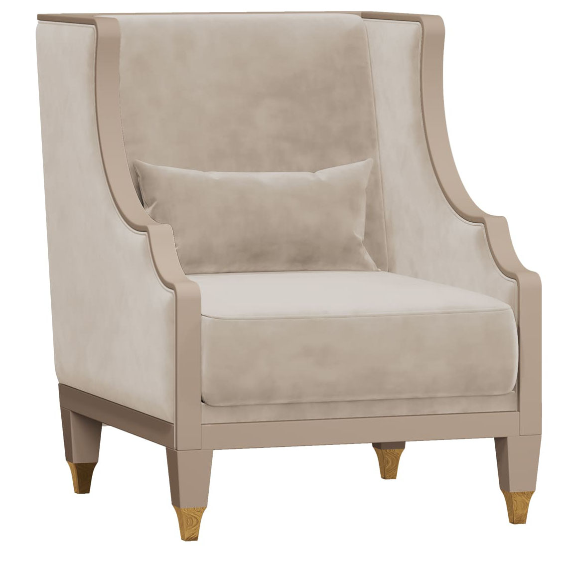 Кресло Арида София, цвет бежевый, 69х90х960 см Кресло Арида София, цвет бежевый, 69х90х960 см