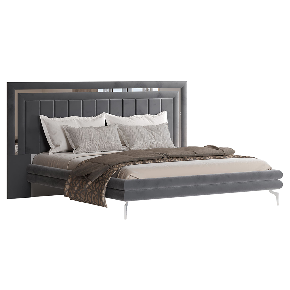 Кровать Арида Грация, 160х200 см, цвет серый, 221х210х129 см Кровать Арида Грация, 160х200 см, цвет серый, 221х210х129 см