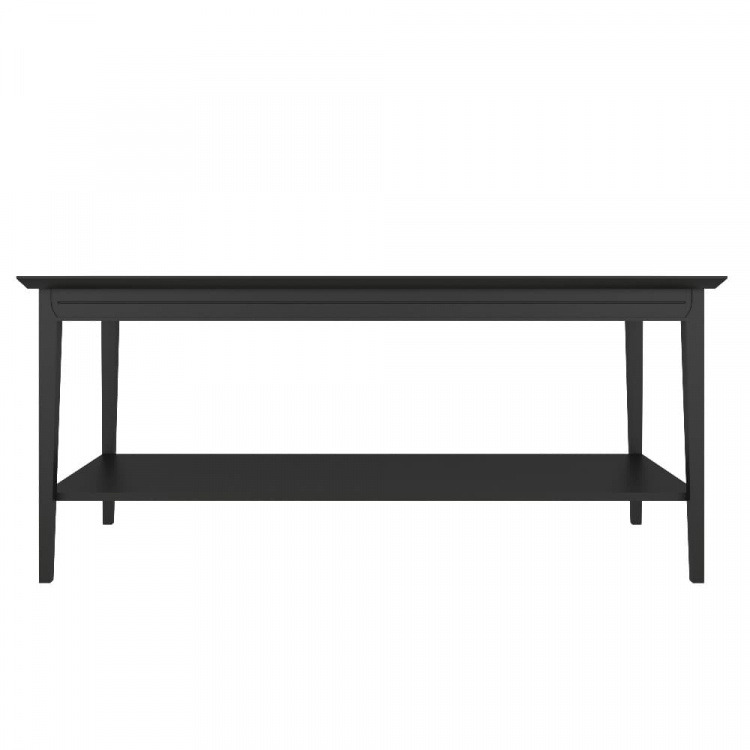 Стол журнальный Tesoro Black, прямоугольный, 120x60x550 см, цвет: черный (T102BL)T102BL