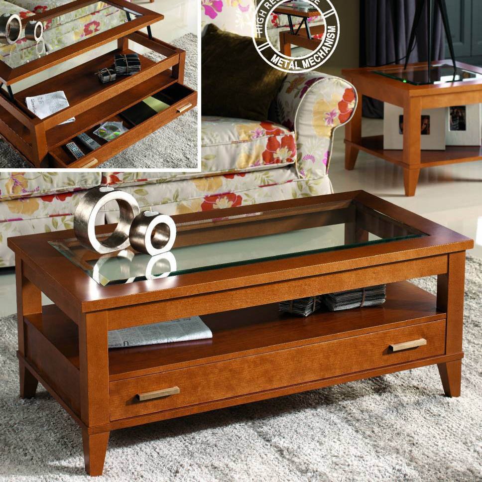 Стол журнальный Panamar Moderno, трансформер, прямоугольный со стеклянной столешницей, цвет: орех|черешня, 112x60x46 см (628.112.P)628.112.P Стол журнальный Panamar Moderno, трансформер, прямоугольный со стеклянной столешницей, цвет: орех|черешня, 112x60x46 см (628.112.P)628.112.P