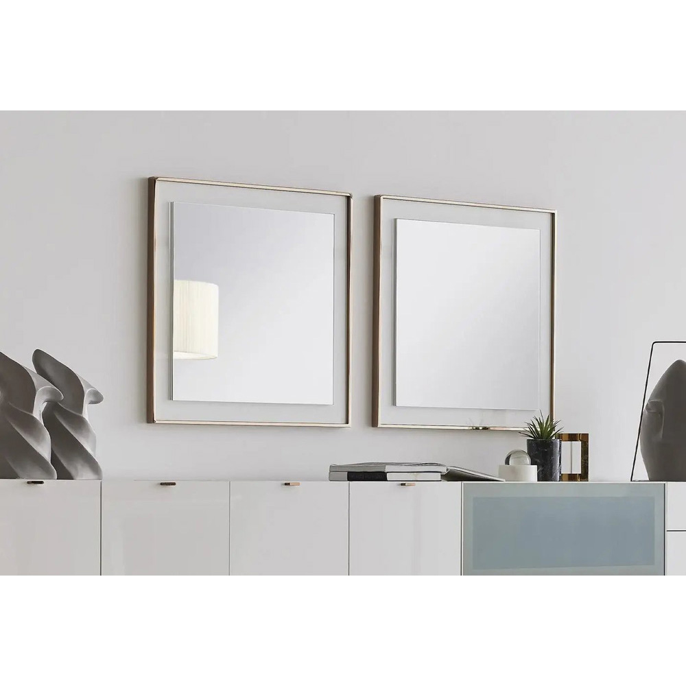 Зеркало белое Enza Home Legato, размер 70х70 см55555000001007 Зеркало белое Enza Home Legato, размер 70х70 см55555000001007