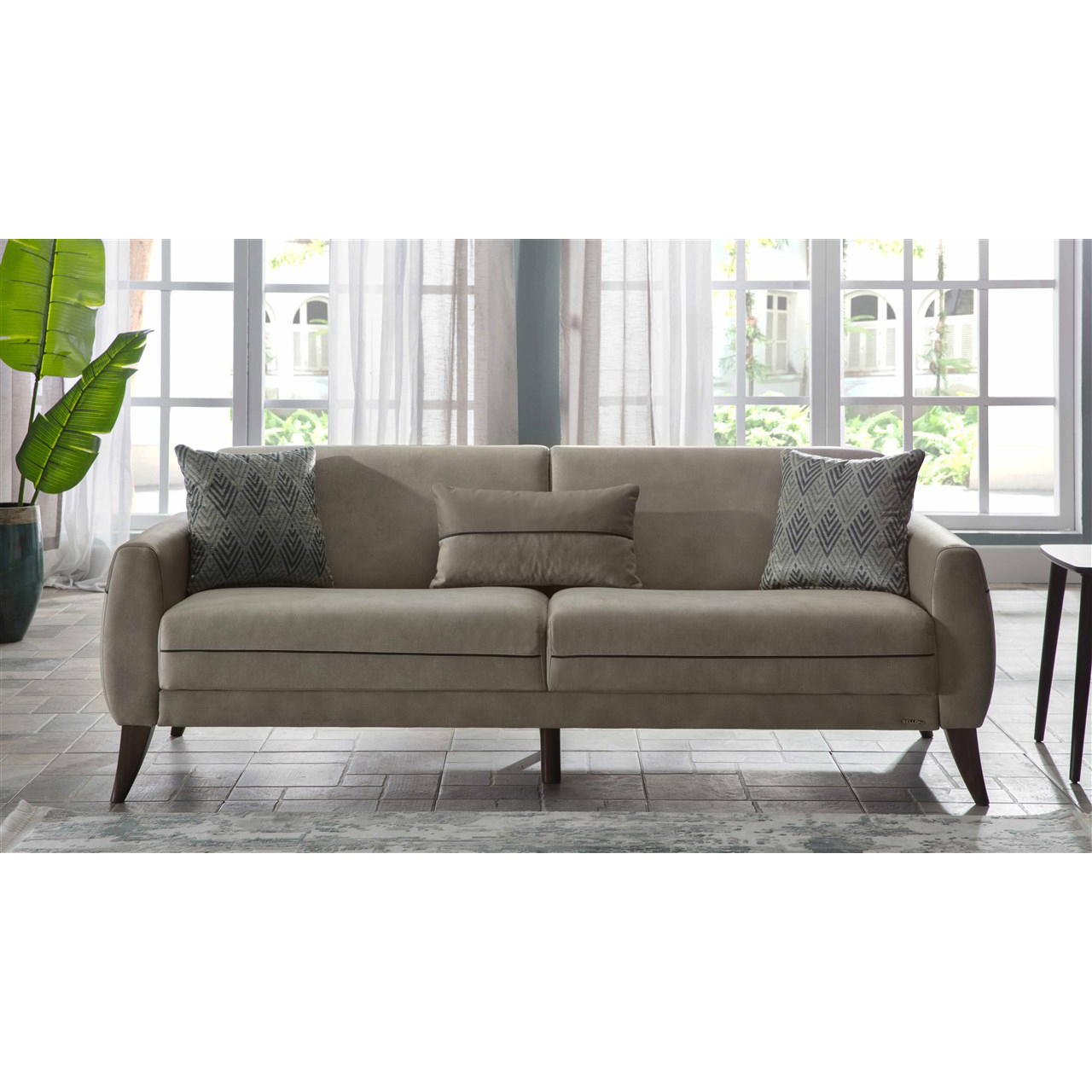 Диван-кровать Bellona Cozy, 3-х местный, раскладной, цвет: бежевый 202075 (под 202082), 212x84x79 см (COZY-02)COZY-02 Диван-кровать Bellona Cozy, 3-х местный, раскладной, цвет: бежевый 202075 (под 202082), 212x84x79 см (COZY-02)COZY-02