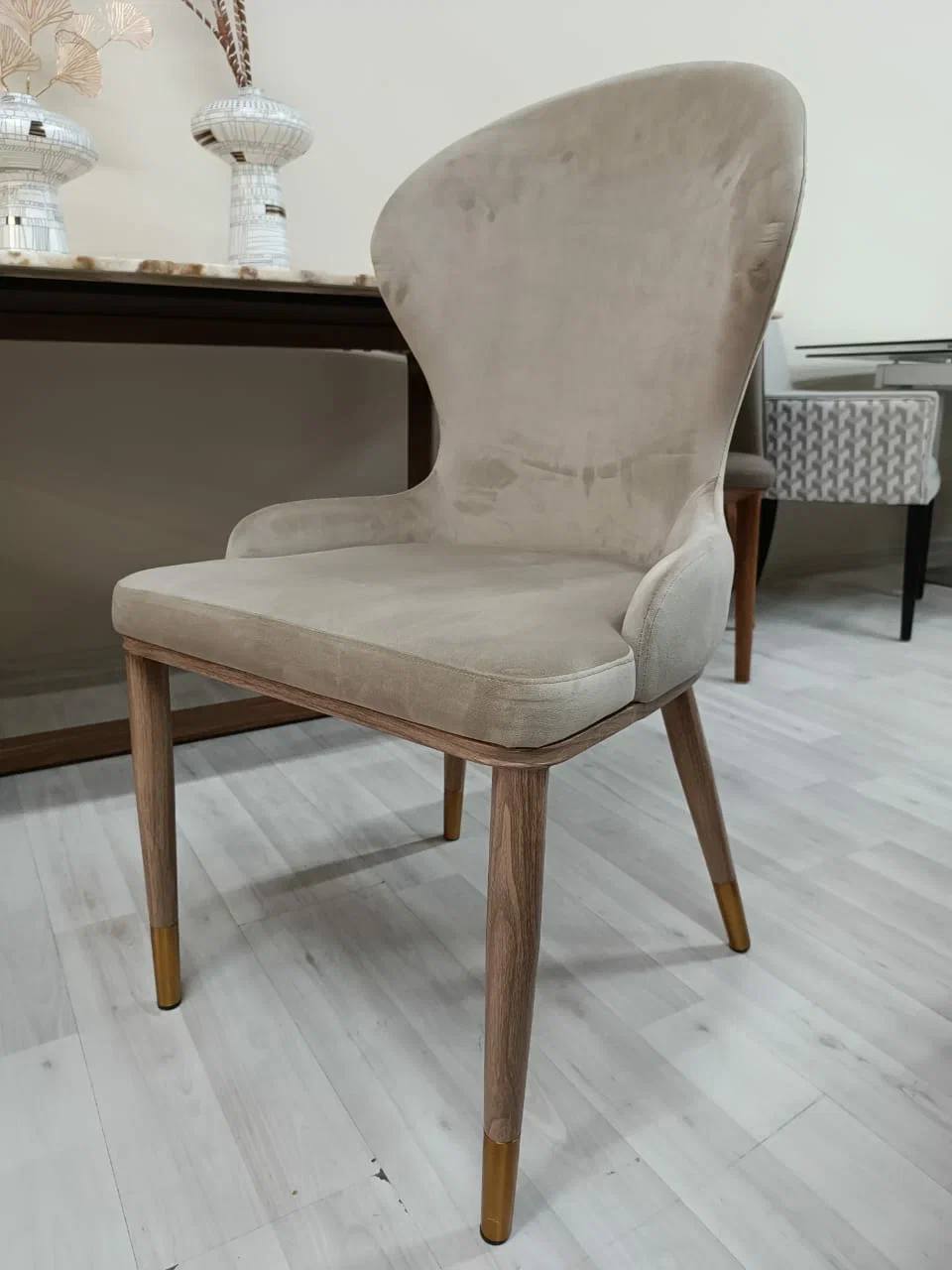Стул обеденный IST-CASA Констанция TW-1163-1, размер 58x49x96 см, цвет: бежевый/орех (TW-1163-1casa)TW-1163-1casa Стул обеденный IST-CASA Констанция TW-1163-1, размер 58x49x96 см, цвет: бежевый/орех (TW-1163-1casa)TW-1163-1casa