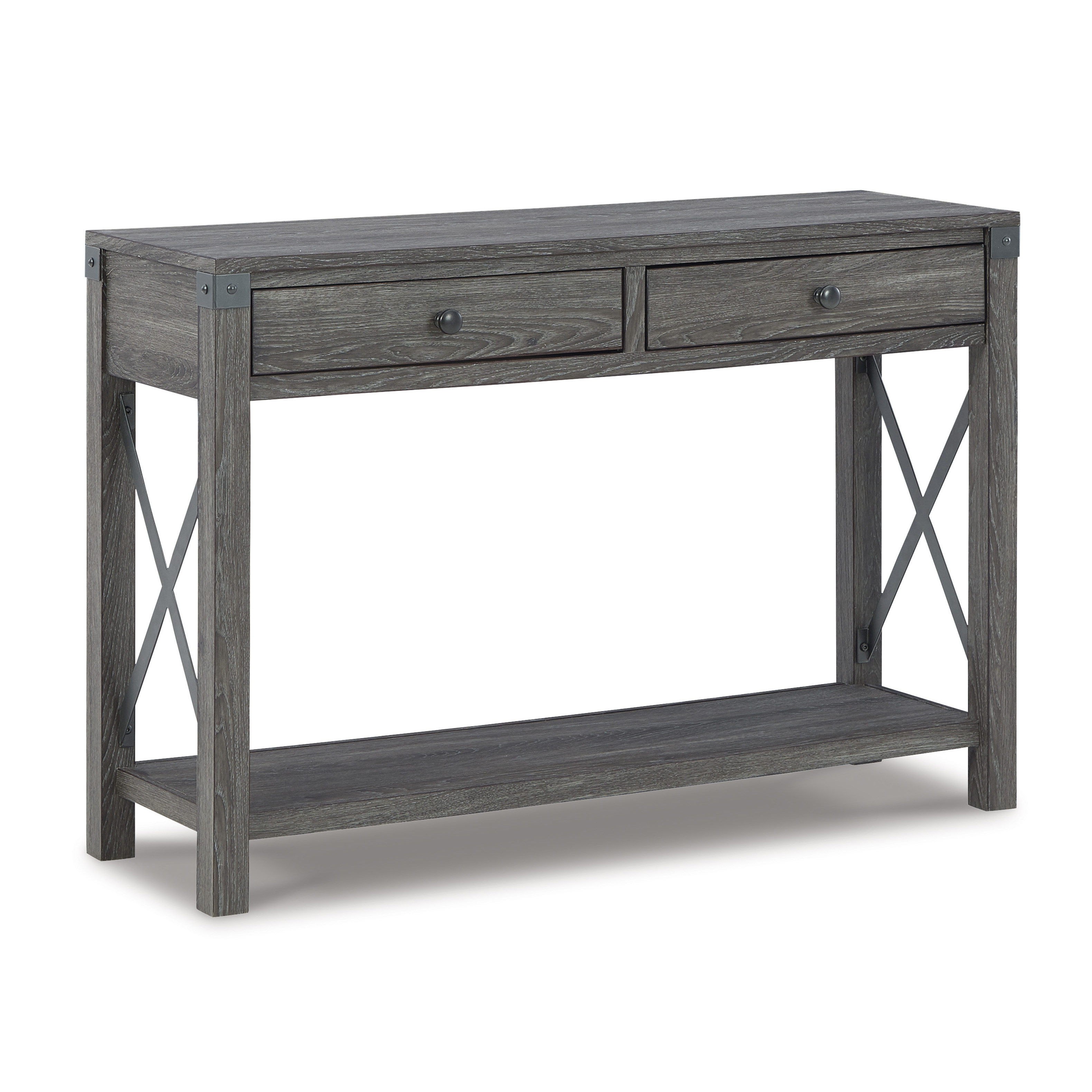 Консоль Ashley ApHome Freedan T175-4, 111х36х76 см, цвет: серый (0050500046)0050500046