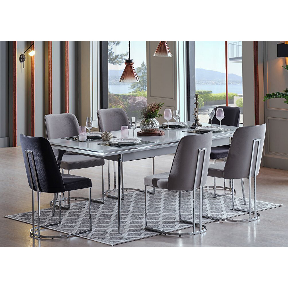 Стол обеденный Bellona Loretto, раскладной, размер 164(204)x90x80 см (LORET-14)LORET-14