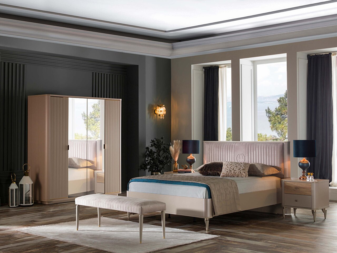 Шкаф платяной Bellona Sanvito, 4-ти дверный, размер 181x66x201 см (SANV-20)SANV-20/22SVT2004 Шкаф платяной Bellona Sanvito, 4-ти дверный, размер 181x66x201 см (SANV-20)SANV-20/22SVT2004