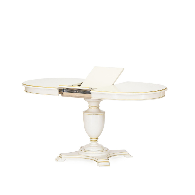 Стол обеденный Стелла Капри 2, овальный раздвижной, 120(155)x82x75 см