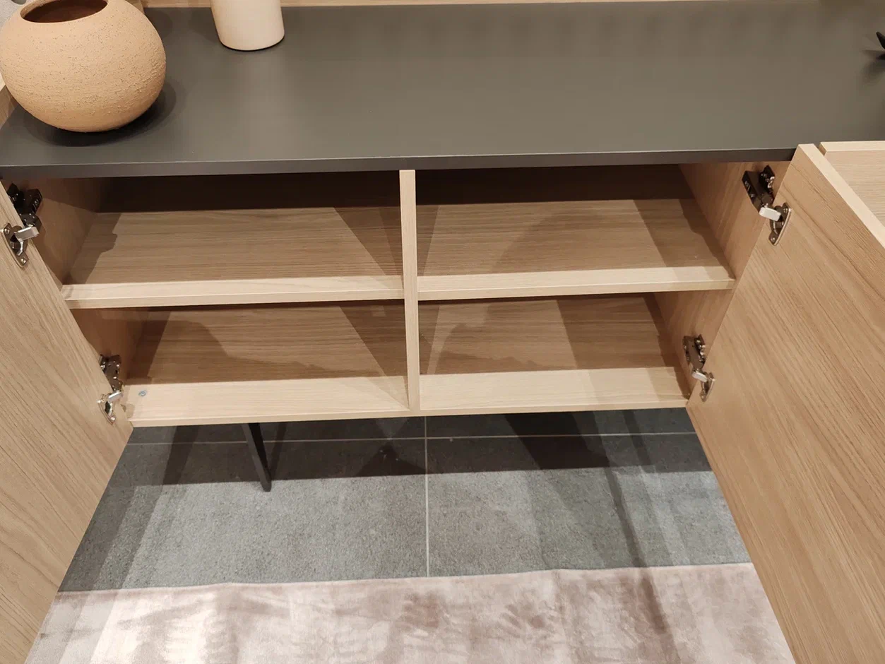 Комод-сервант с деревянной поверхностью Enza Home Terra, размер 209х47х80 см55555000002557 Комод-сервант с деревянной поверхностью Enza Home Terra, размер 209х47х80 см55555000002557