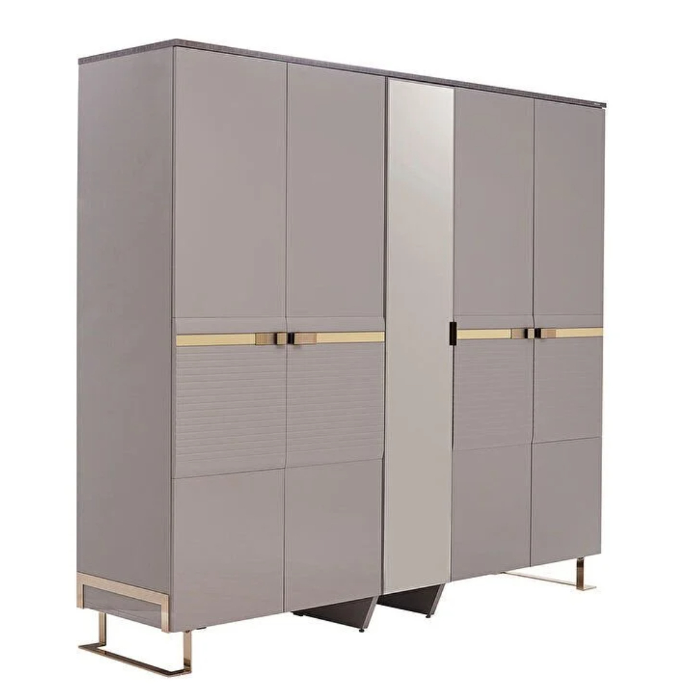 Шкаф платяной Bellona Veronica, 5-ти дверный, размер 226x63x215 см (VERN-33)VERN-33