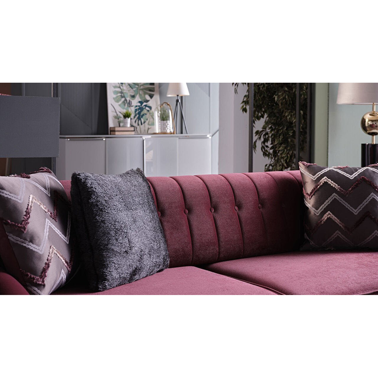 Диван Bellona Loretto, 3-х местный, сливовый, размер 237x87x78 см (LORET-03)LORET-03 Диван Bellona Loretto, 3-х местный, сливовый, размер 237x87x78 см (LORET-03)LORET-03