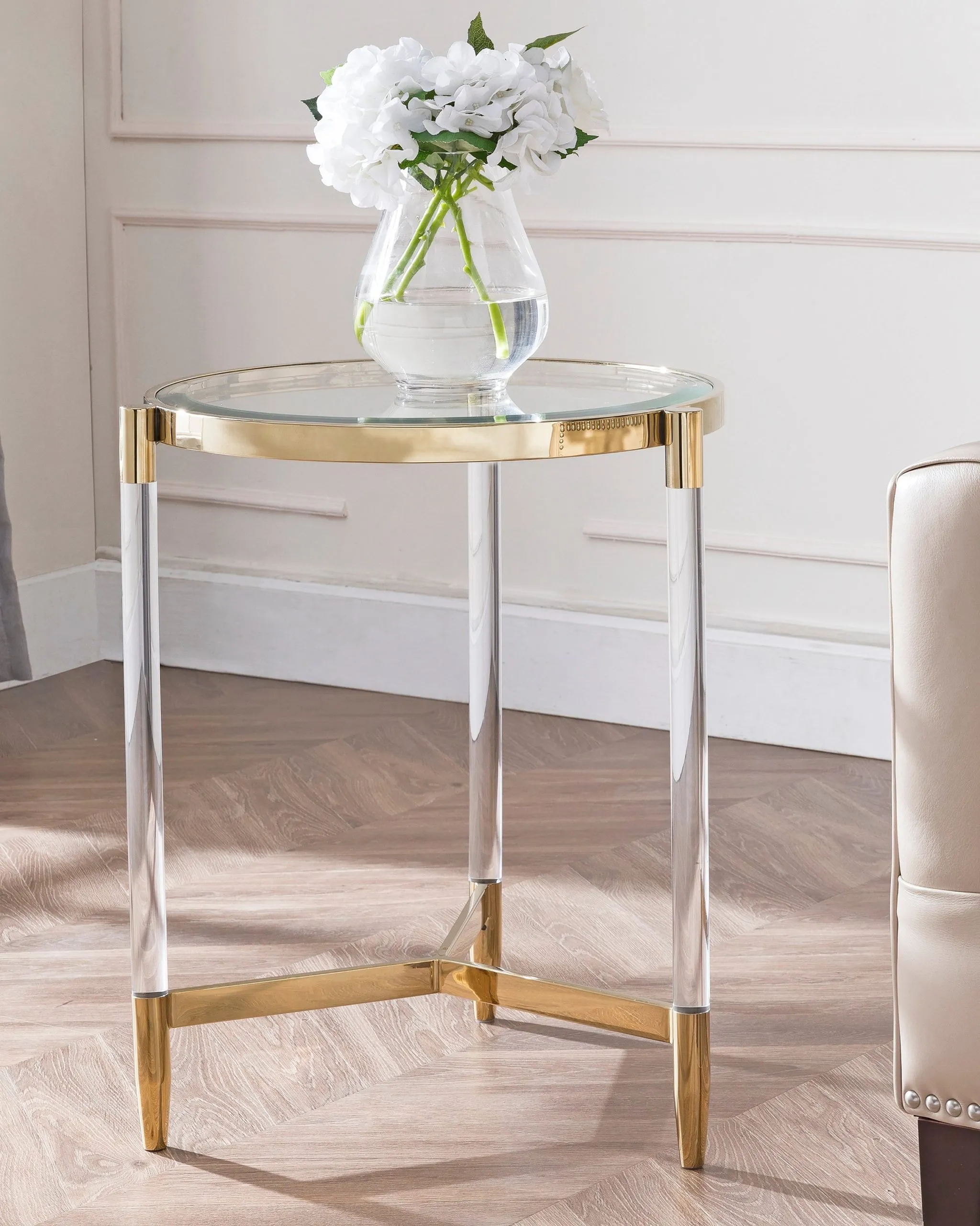 Стол кофейный Louvrehome "Стерлинг" gold, размер 41х41х52 (LHT100G)LHT100G Стол кофейный Louvrehome "Стерлинг" gold, размер 41х41х52 (LHT100G)LHT100G