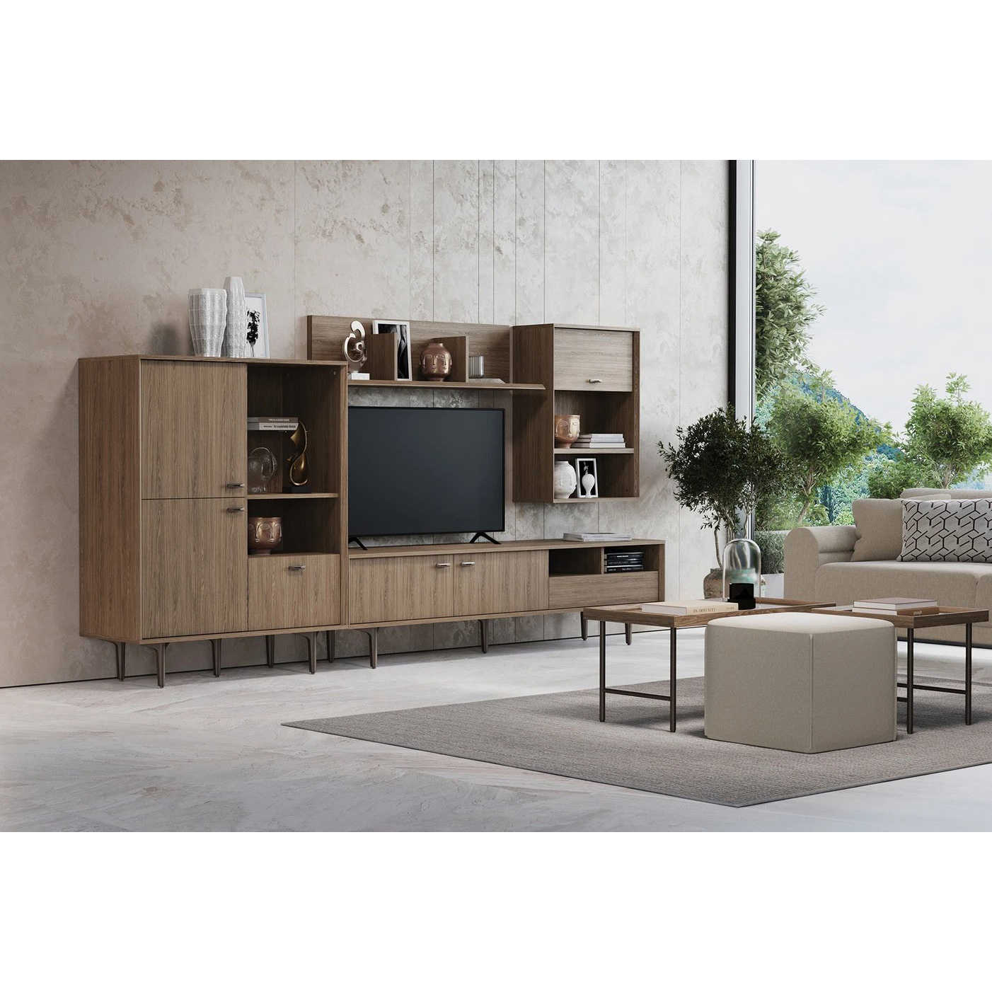 Шкаф книжный Enza Home Paloma, размер 110х48х140 см55555000003244 Шкаф книжный Enza Home Paloma, размер 110х48х140 см55555000003244