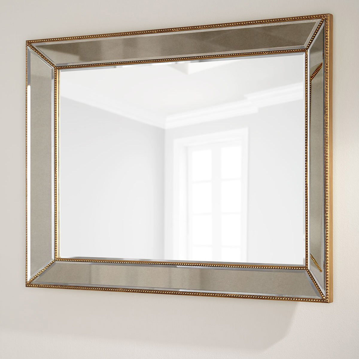 Зеркало в раме louvrehome "Франческо" neopolitan gold, размер 90х120х9 (LH004G-ZSWA)LH004G-ZSWA