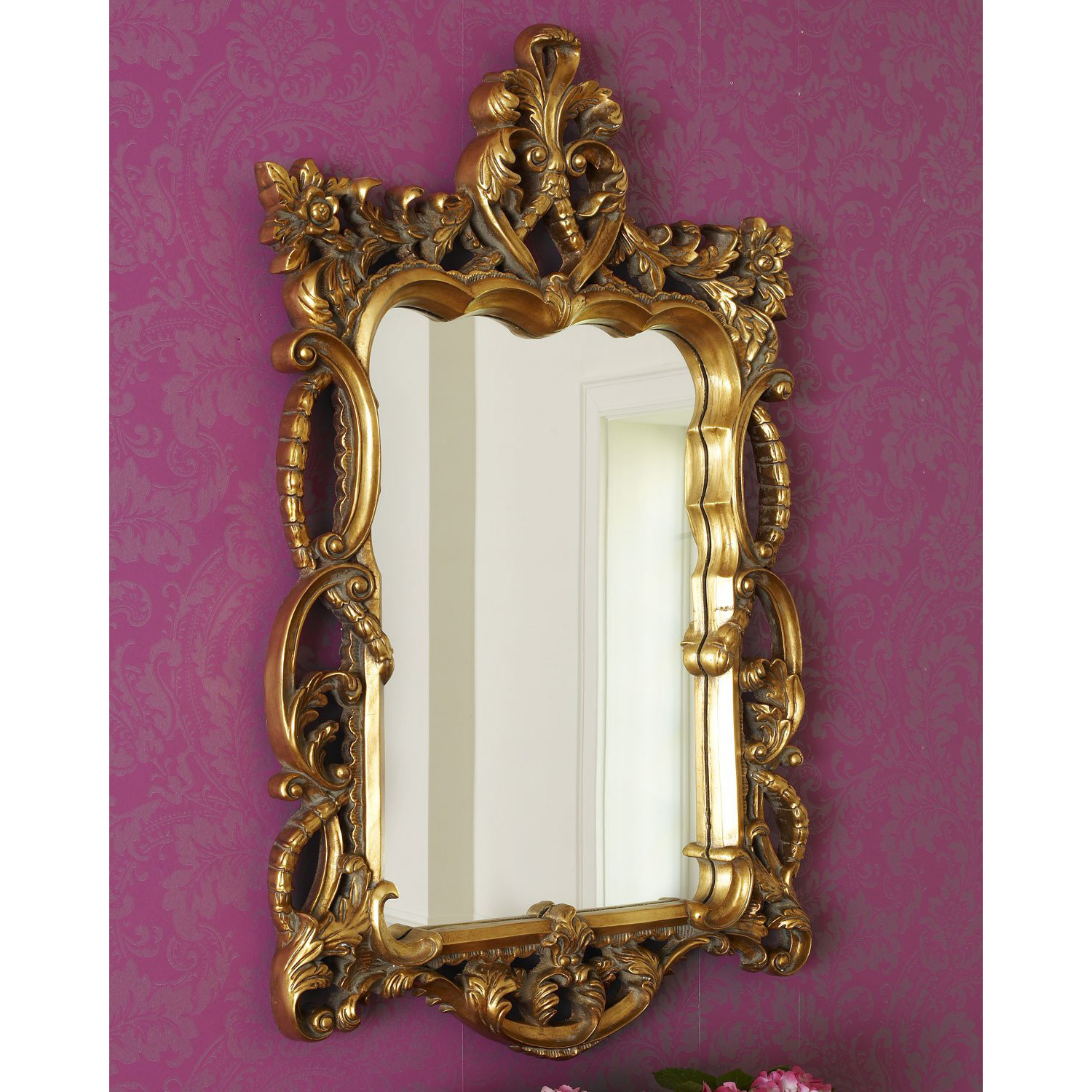 Зеркало в раме Louvrehome "Беатриче" Vienna Gold/09, размер 74х122х5 (LH1704G)LH1704G