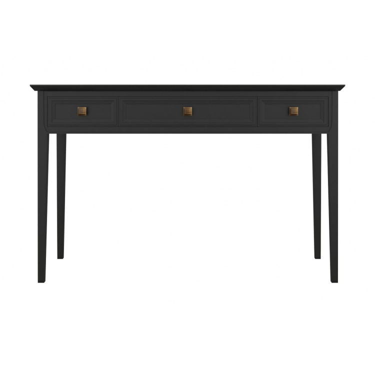 Консоль Tesoro Black, 3 ящика, 128х48х80 см, цвет: черный (T903BL)T903BL