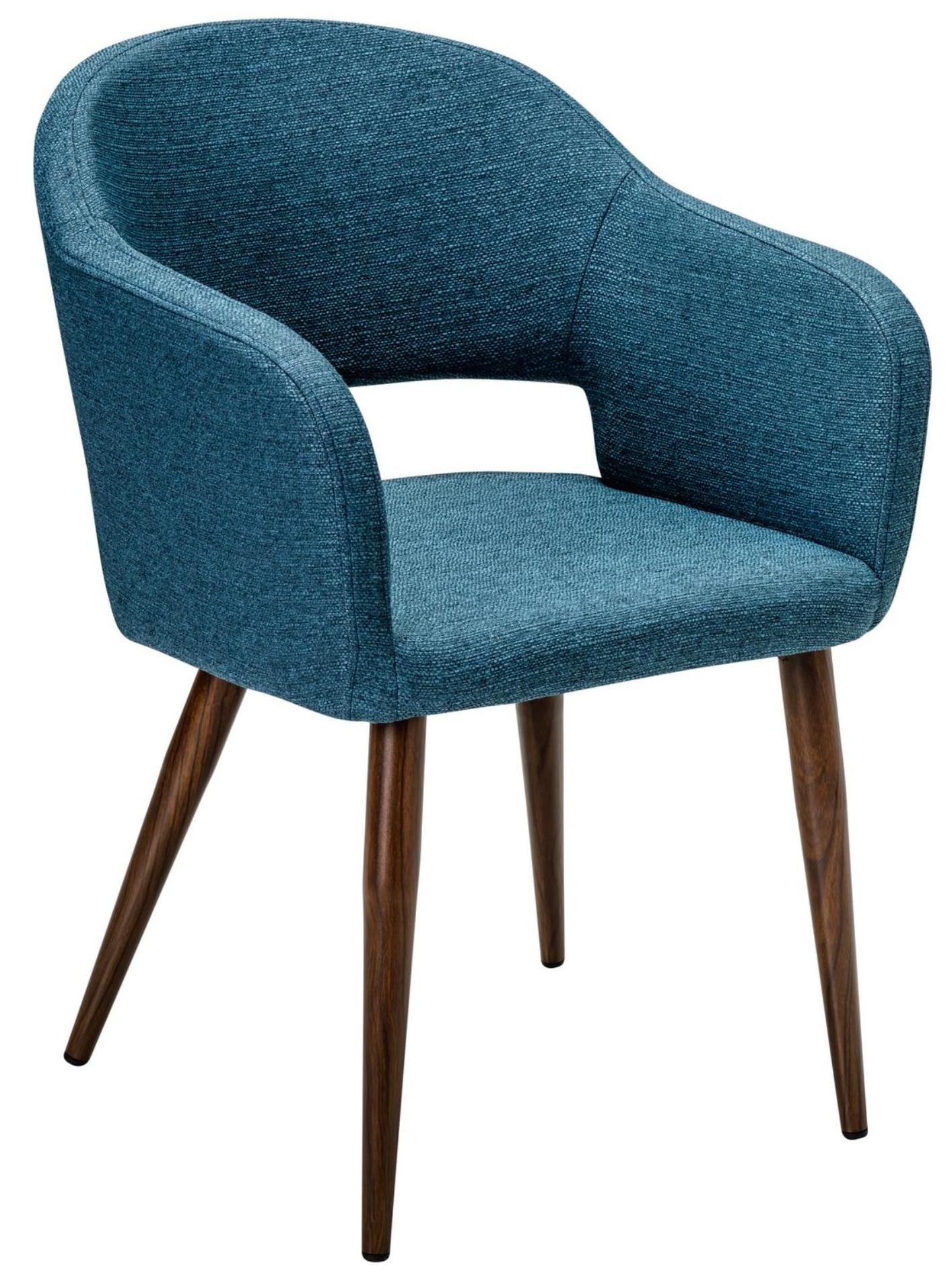 Кресло R-Home Oscar, Сканди, размер 60x59x77.5 см, цвет: Блю Арт Темный Орех(41011851_БлюАртТОрех)41011851_БлюАртТОрех