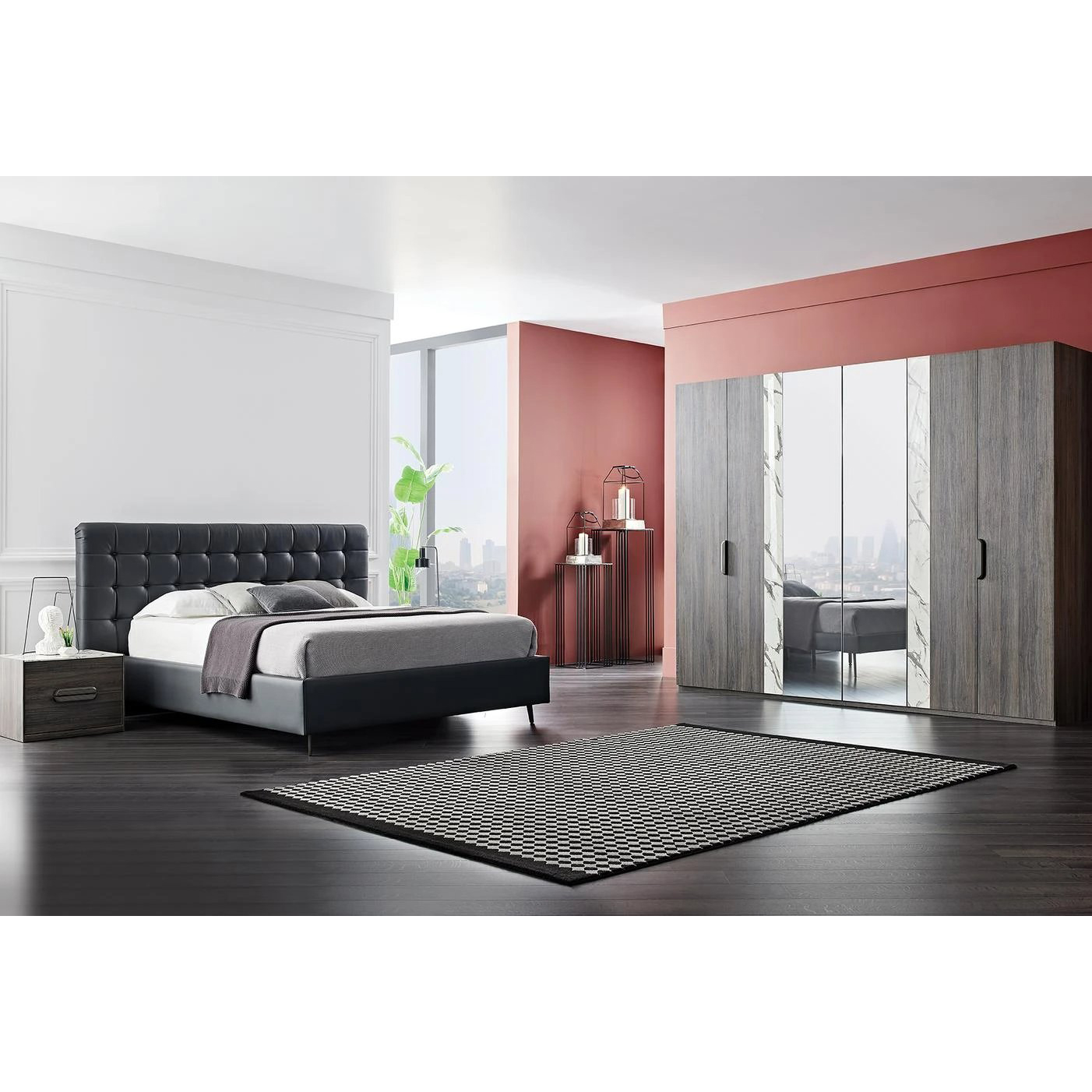Кровать Enza Home Giorno, двуспальная, с подъемным механизмом, 180х200 см