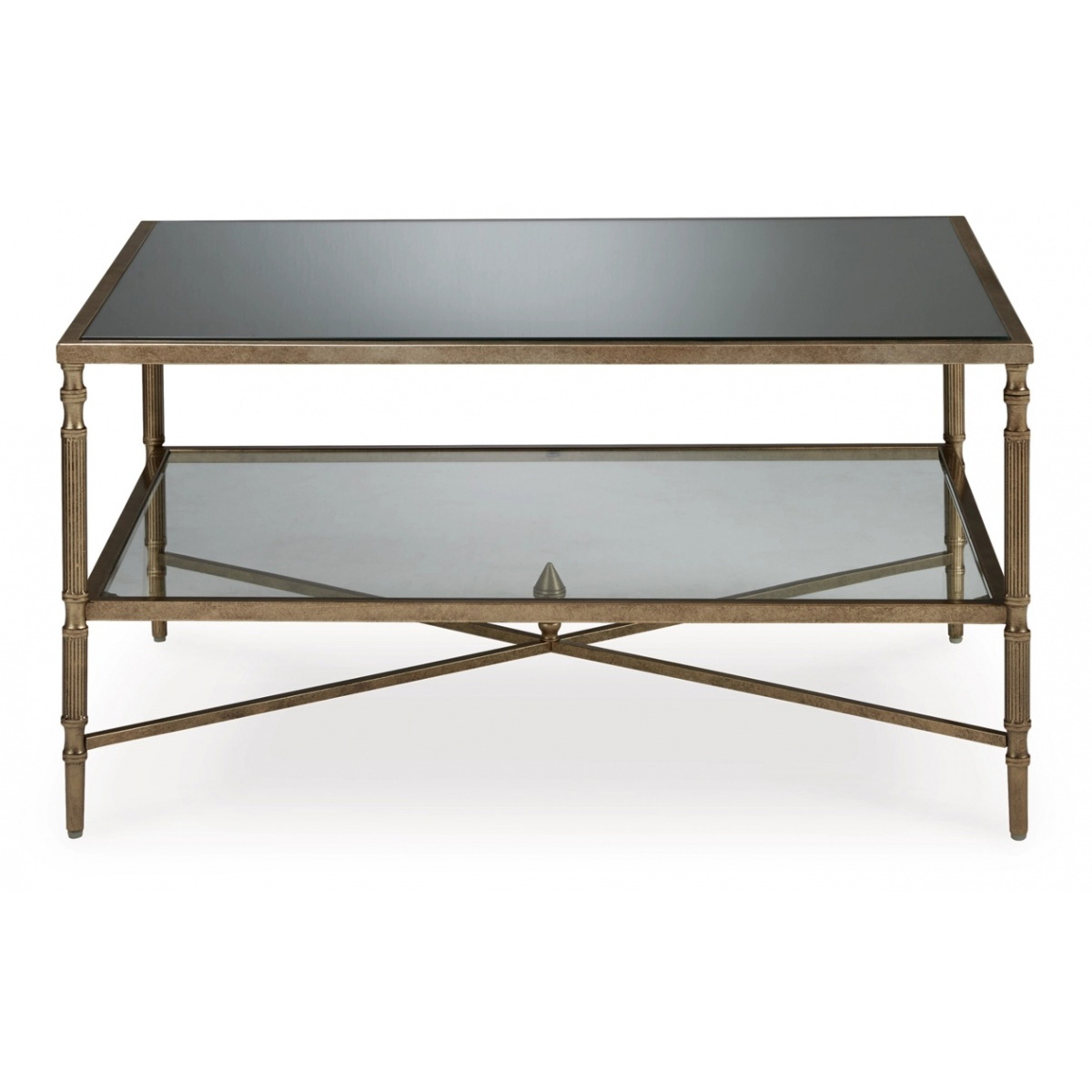 Стол журнальный Ashley ApHome Cloverty T440-1, 96х71х50 см, цвет: золото (0091401704)0091401704