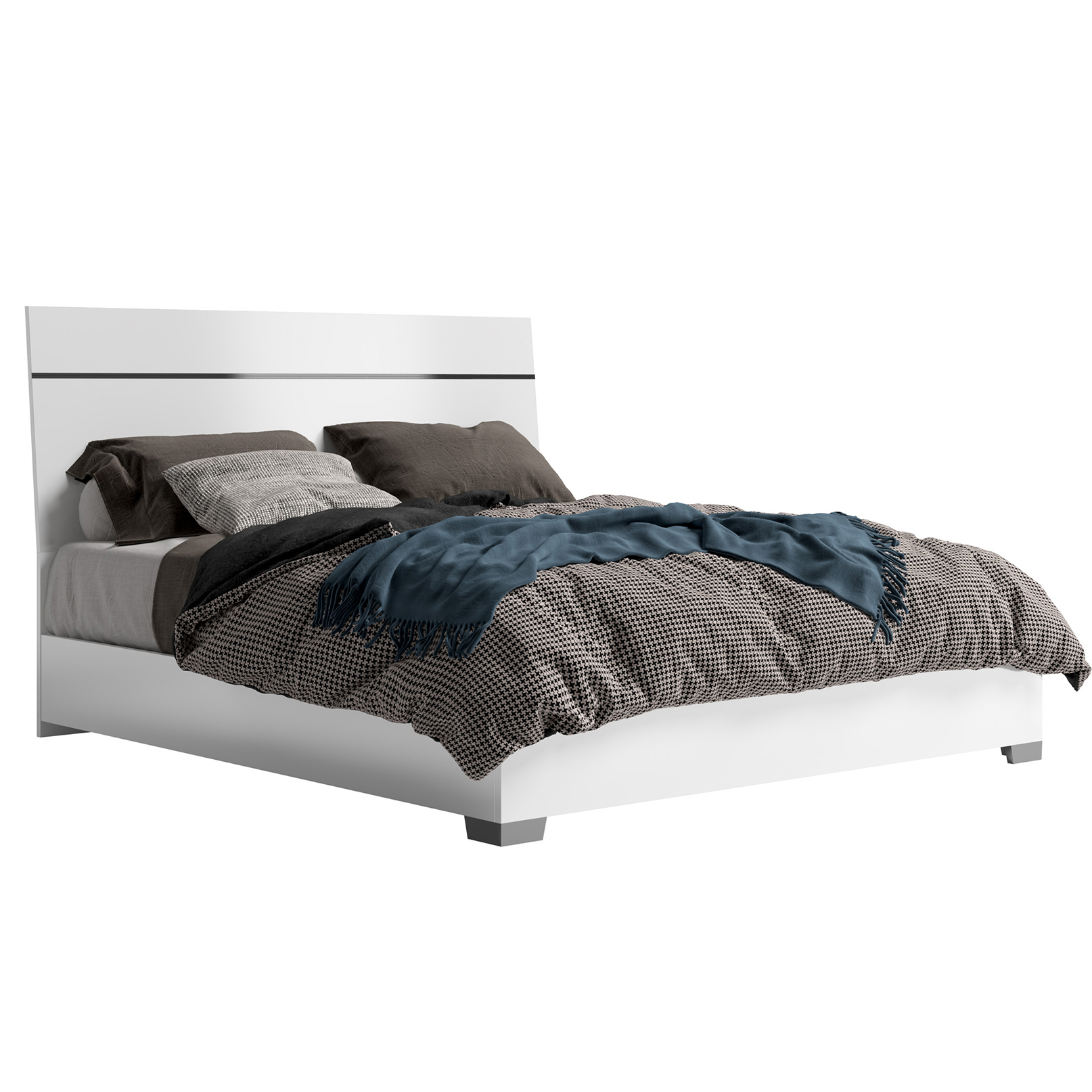 Кровать Status Luna, двуспальная Q.S., цвет цвет White, размер 166x216x122 см (LUBWHLT01)LUBWHLT01