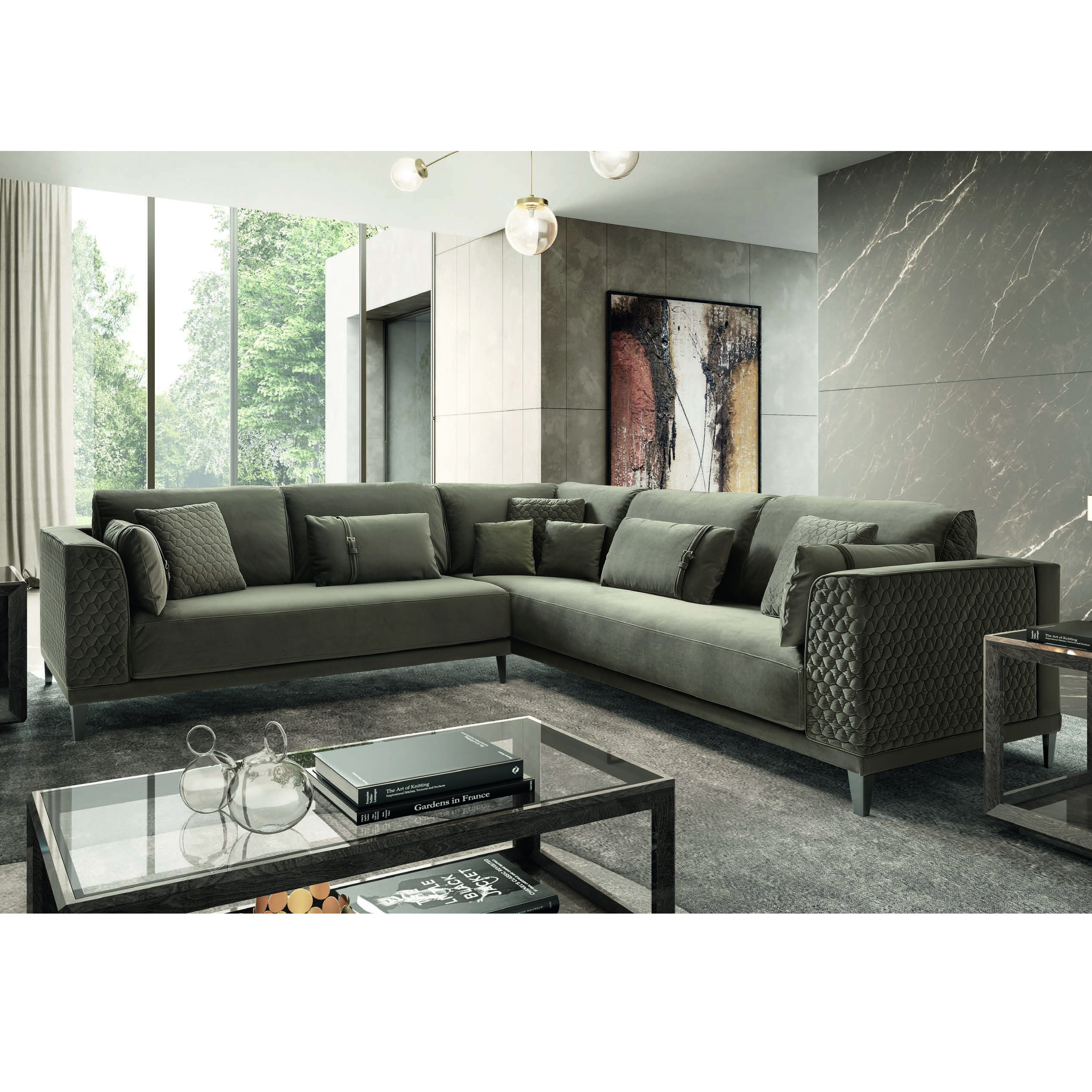 Диван угловой Camelgroup Mood, экокожа Nabuk 11 Liscio/Rombi кат.C, ножки Alfa, размер 280x250x86 см Диван угловой Camelgroup Mood, экокожа Nabuk 11 Liscio/Rombi кат.C, ножки Alfa, размер 280x250x86 см