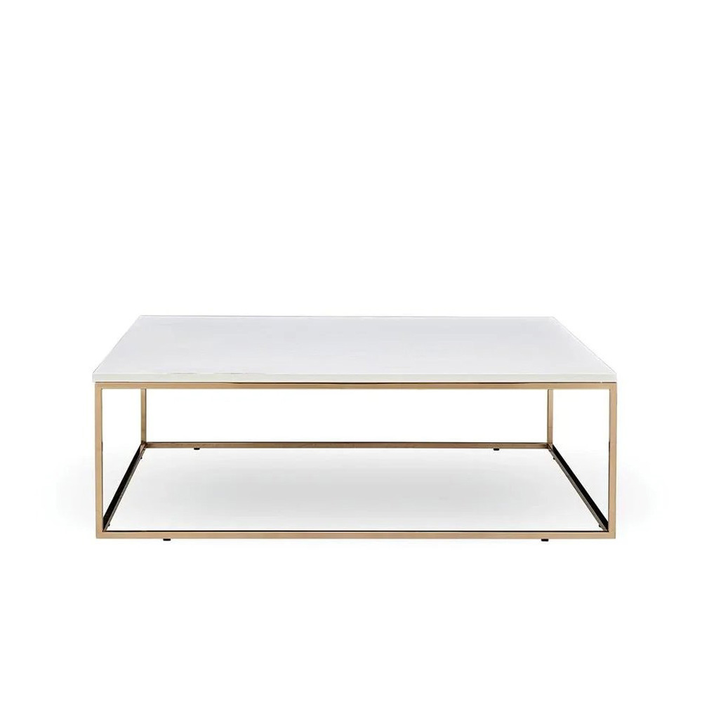 Стол журнальный белый Enza Home Legato, размер 110х110х35 см55556000000306 Стол журнальный белый Enza Home Legato, размер 110х110х35 см55556000000306