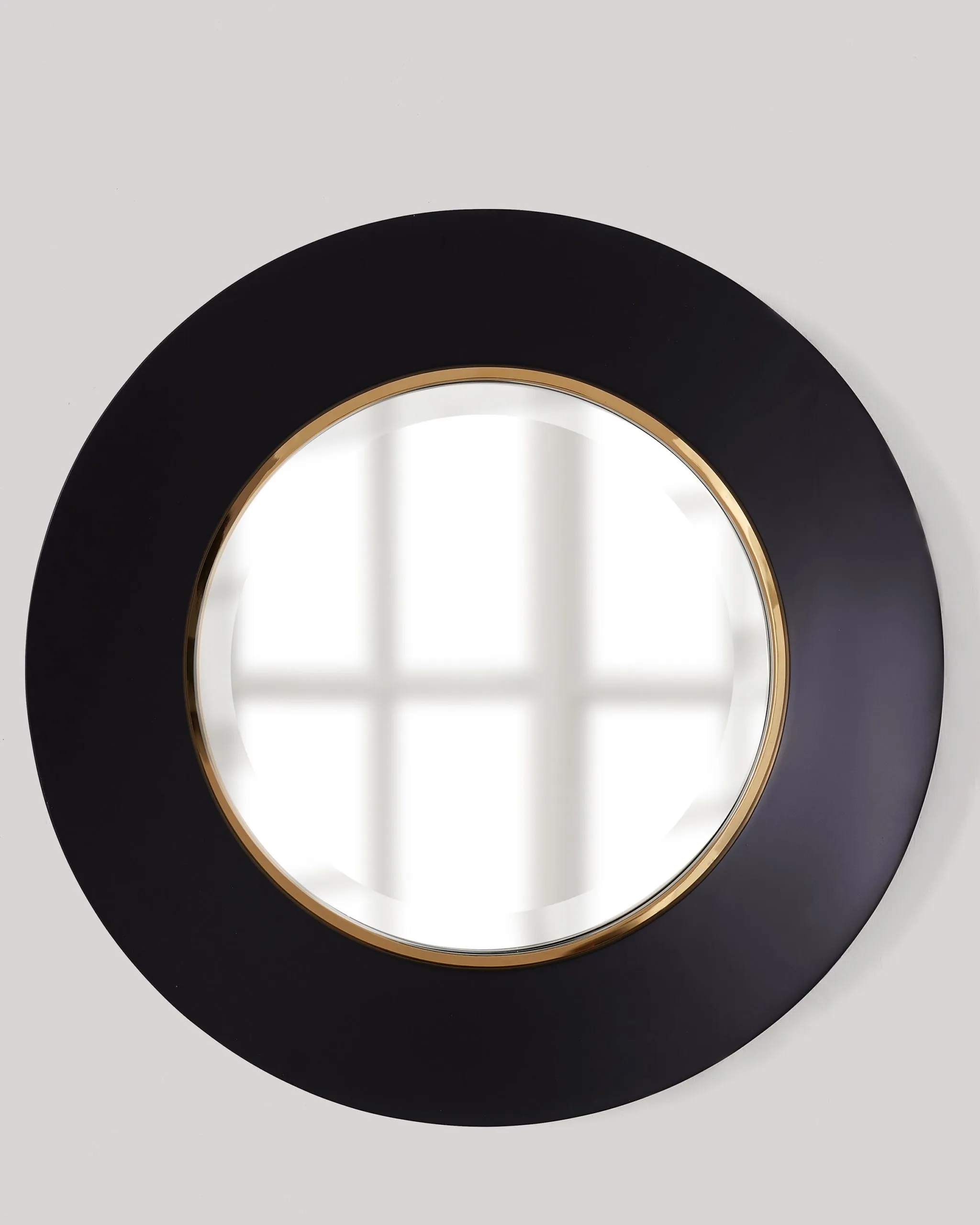 Зеркало Louvrehome "Портердейл" Black, размер 61x7x61 см, цвет: чёрный/золото (LH4902BG)LH4902BG