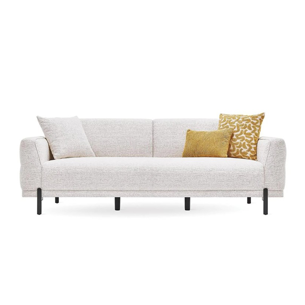 Диван-кровать белый Enza Home Terra, трёхместный, размер 226х98х81 см Диван-кровать белый Enza Home Terra, трёхместный, размер 226х98х81 см