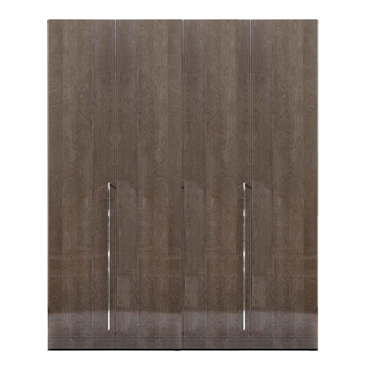 Шкаф платяной Elite silver, 4-х дверный, без зеркал, цвет: серебристая береза, 186x61x228 см (154AR4.01PL)154AR4.01PL Шкаф платяной Elite silver, 4-х дверный, без зеркал, цвет: серебристая береза, 186x61x228 см (154AR4.01PL)154AR4.01PL