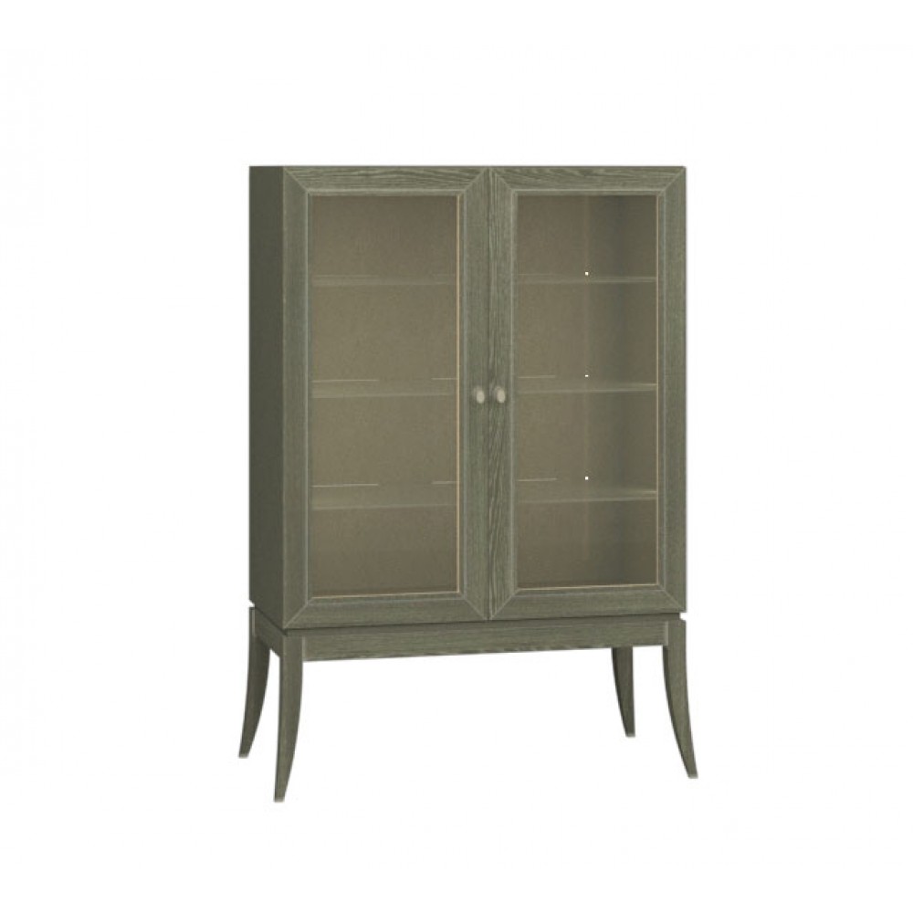 Витрина Молодечномебель Орта, 89x45x129 см, цвет: олива + БП (ММ-389-07)ММ-389-07