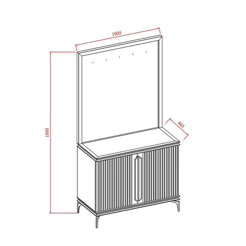 Прихожая Bellona Montego, размер 101x47x190 см (MONT-29)MONT-29 Прихожая Bellona Montego, размер 101x47x190 см (MONT-29)MONT-29