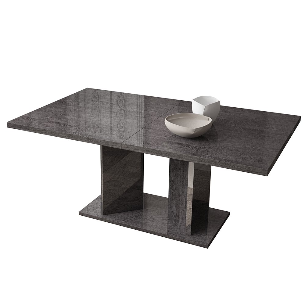 Стол обеденный Status Sarah Grey Birch, раздвижной, цвет серый, 180(225/270)x104x76 см (SADGRTA03)SADGRTA03